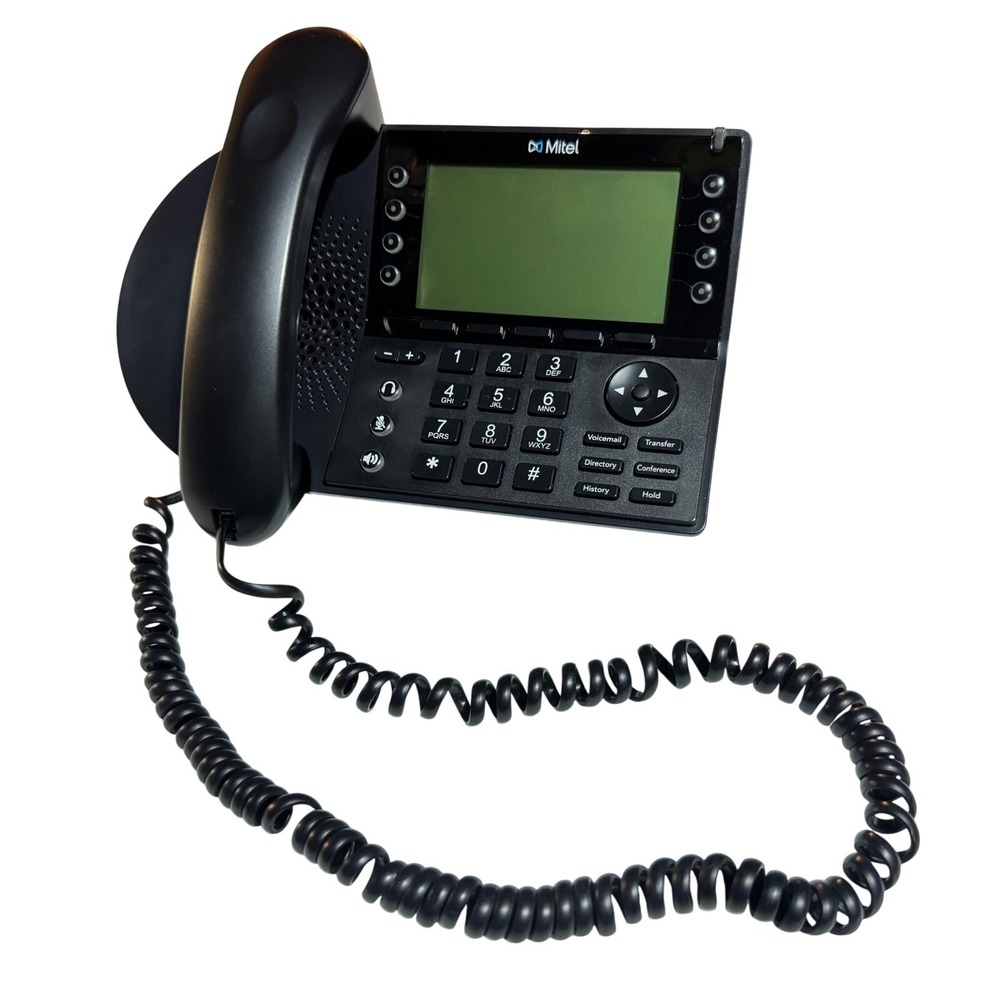 Mitel IP480G 8-Line VoIP Business Desk Phone Gigabit Ethernet TESTED WORKING